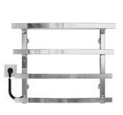 Электрический полотенцесушитель Deffi Lotos П4 400х500 левое подключение JD04 хром A.LO.50.40.4.E.C.L.2