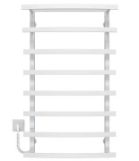 Електрична сушарка для рушників Deffi Lotos П8 500х1000 ліве підключення WD04 білий A.LO.100.50.8.E.W.L.4