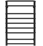 Сушка для рушників водяна Deffi Lux П9 400х800 бічне праве підключення чорний A.LU.80.40.9.B.C