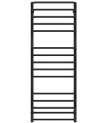 Сушка для рушників водяна Deffi Lux П15 500х1400 нижнє підключення чорний A.LU.140.50.15.B.A