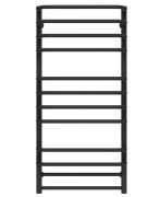 Полотенцесушитель водяной Deffi Lux П12 500х1100 боковое правое подключение черный A.LU.110.50.12.B.C