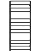 Сушка для рушників водяна Deffi Lux П13 500х1200 нижнє підключення чорний A.LU.120.50.13.B.A