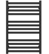 Сушка для рушників водяна Deffi Magnus П12 500х800 бічне ліве підключення чорний A.MA.80.50.12.B.B