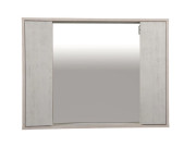 Зеркальный шкафчик Аквародос Шельф 100х75 см ДСП/МДФ нордленд АР000082698