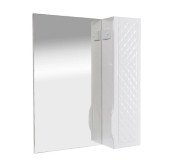 Дзеркальна шафка Аквародос Родорс 65х80 см ДСП/МДФ білий АР000001175