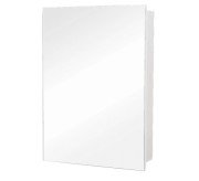 Зеркальный шкафчик Аквародос Квадро 60х75 см ДСП/стекло белый АР000015290