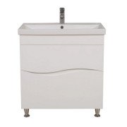 Тумба для підлоги Аквародос Альфа 80 см з раковиною Elite ДСП/МДФ білий АР000040169