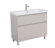 Тумба напольная Аквародос Элит 100 см с раковиной Elite ДСП/МДФ мокко АР000049099