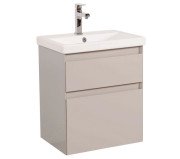 Тумба підвісна Аквародос Еліт 60 см із раковиною Elite ДСП/МДФ мокко АР000049100