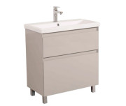 Тумба для підлоги Аквародос Еліт 80 см з раковиною Elite ДСП/МДФ мокко АР000049105