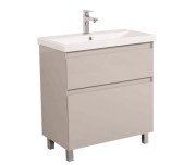 Тумба напольная Аквародос Элит 80 см с раковиной Elite ДСП/МДФ мокко АР000049105