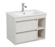 Тумба підвісна Аквародос Шельф 75 см з раковиною Arte ДСП нордленд АР000082701