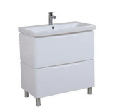 Тумба для підлоги Аквародос Венеція 80 см з раковиною Elite ДСП/МДФ білий АР000040215