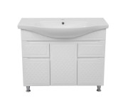 Тумба напольная Аквародос Родорс 100 см с раковиной Lila ДСП/МДФ белый АР000080960