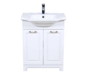 Тумба для підлоги Аквародос Класик 2019 65 см з раковиною New Klasik ДСП/МДФ білий АР000040322