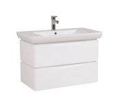 Тумба підвісна Аквародос Венеція 85 см із раковиною Порто ДСП/МДФ білий АР000040222