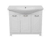 Тумба напольная Аквародос Классик 2019 100 см с раковиной Lila ДСП/МДФ белый АР000080962