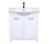 Тумба напольная Аквародос Классик 2019 80 см с раковиной New Klasik ДСП/МДФ белый АР000040323