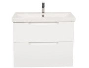 Тумба подвесная Аквародос Инфинити 80 см с раковиной Elite ДСП/МДФ белый АР000041825