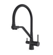 Змішувач для кухні Аквародос Bolonia із підключенням до фільтру чорний матовий АР000084838