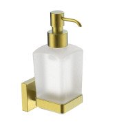 Диспенсер для рідкого мила Аквародос Орландо 8932C з держателем золото АР000113364