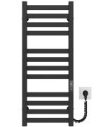 Електрична сушарка для рушників Deffi Magnus П12 200х800 праве підключення JD04 чорний A.MA.80.20.12.E.B.R.2