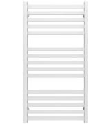 Полотенцесушитель водяной Deffi Magnus П15 500х1000 боковое правое подключение белый A.MA.100.50.15.W.C