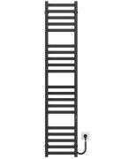 Електрична сушарка для рушників Deffi Magnus П20 200х1600 праве підключення JD04 чорний A.MA.160.20.20.E.B.R.2