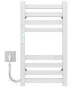 Електрична сушарка для рушників Deffi Magnus П8 300х600 ліве підключення WD04 білий A.MA.60.30.8.E.W.L.4