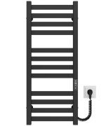 Електрична сушарка для рушників Deffi Magnus П12 300х800 праве підключення JD04 чорний A.MA.80.30.12.E.B.R.2