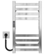 Електрична сушарка для рушників Deffi Magnus П8 400х600 ліве підключення JD04 хром A.MA.60.40.8.E.C.L.2