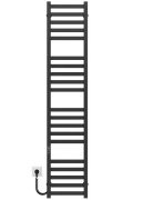 Електричний сушарка для рушників Deffi Magnus П20 300х1600 ліве підключення JD04 чорний A.MA.160.30.20.E.B.L.2