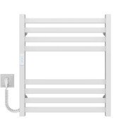 Електрична сушарка для рушників Deffi Magnus П8 500х600 ліве підключення WD04 білий A.MA.60.50.8.E.W.L.4