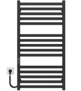 Електрична сушарка для рушників Deffi Magnus П15 500х1000 ліве підключення JD04 чорний A.MA.100.50.15.E.B.L.2