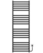 Електрична сушарка для рушників Deffi Magnus П20 600х1600 праве підключення JD04 чорний A.MA.160.60.20.E.B.R.2