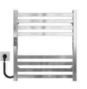 Електрична сушарка для рушників Deffi Magnus П8 600х600 ліве підключення JD04 хром A.MA.60.60.8.E.C.L.2