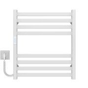 Електрична сушарка для рушників Deffi Magnus П8 600х600 ліве підключення WD04 білий A.MA.60.60.8.E.W.L.4