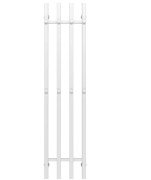 Сушка для рушників водяна Deffi Split П4 300х1400 нижнє підключення білий A.SP.140.30.4.W.A