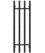 Сушка для рушників водяна Deffi Split П4 300х1000 нижнє підключення чорний A.SP.100.30.4.B.A