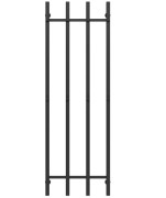 Сушка для рушників водяна Deffi Split П4 500х1600 бічне праве підключення чорний A.SP.160.50.4.B.C