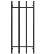 Сушка для рушників водяна Deffi Split П4 500х1200 бічне ліве підключення чорний A.SP.120.50.4.B.B