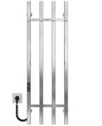 Електрична сушарка для рушників Deffi Split П4 300х1000 ліве підключення JD04 хром A.SP.100.30.4.E.C.L.2