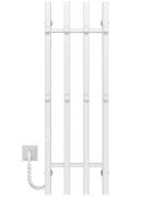 Електрична сушарка для рушників Deffi Split П4 300х1000 ліве підключення WD04 білий A.SP.100.30.4.E.W.L.4