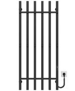 Електрична сушарка для рушників Deffi Split П6 500х1200 праве підключення JD04 чорний A.SP.120.50.6.E.B.R.2