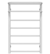 Полотенцесушитель водяной Deffi Lux Hotel П7 400х800 боковое правое подключение белый A.LH.80.40.7.W.C