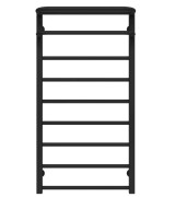 Полотенцесушитель водяной Deffi Lux Hotel П9 400х1000 боковое правое подключение черный A.LH.100.40.9.B.C