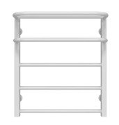 Полотенцесушитель водяной Deffi Lux Hotel П5 400х600 боковое правое подключение белый A.LH.60.40.5.W.C