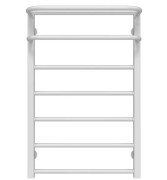 Сушка для рушників водяна Deffi Lux Hotel П7 400х800 нижнє підключення білий A.LH.80.40.7.W.A