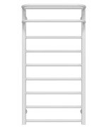 Полотенцесушитель водяной Deffi Lux Hotel П9 400х1000 боковое правое подключение белый A.LH.100.40.9.W.C