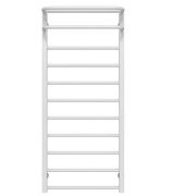 Сушка для рушників водяна Deffi Lux Hotel П11 400х1200 бічне ліве підключення білий A.LH.120.40.11.W.B
